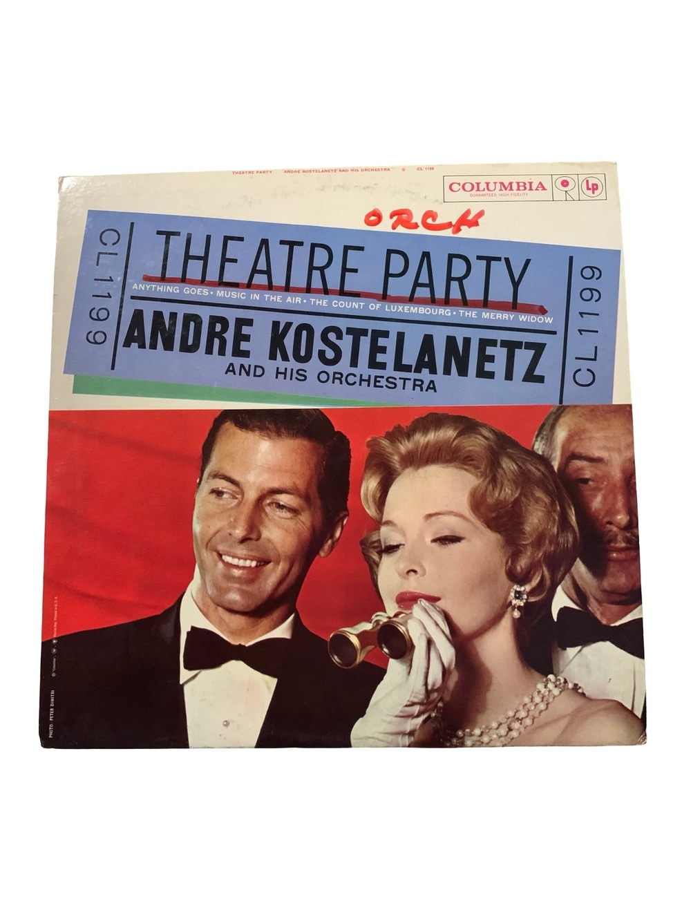 Andre Kostelanetz and His Orchestra Theatre Party Columbia LP Record Album